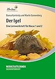 Image de Der Igel: Lernwerkstatt für den Sachunterricht in der Grundschule, Klasse 1-2, Werkstattmappe