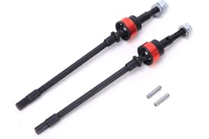 DILWE Eje de transmisión CVD RC, Compatible y Durable, CVD transmisión RC, Pieza de Repuesto Frontal, para SCX10 RC, Axial Car Crawler y más vehículos RC