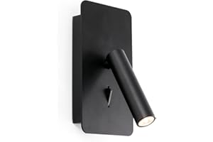 Faro Barcelona 62116 - SUAU USB A Lampe applique noire