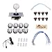 Produktbild Cewaal Hanbaili 36Pcs 2 Spieler Arcade Spiel DIY USB Steuerpult Joystick Zubehör Set mit LED-Licht und Drucktaste