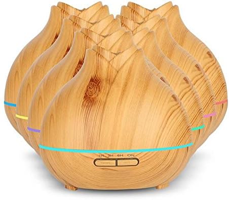 Aroma Diffuser Air Purifier with 7 Colour LED Lights 400ml Aromatherapy Cool Mist Humidifier, Timer Settings, Adjustable Mist Mode, Waterless Auto Shut-Off 8520