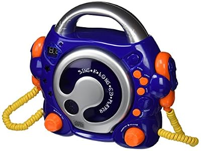 Bigben Audio - CD47BL - Lecteur CD avec 2 Micros - Bleu