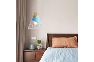 CHAO ZAN Suspension Luminaire Industrielle,design lampe plafonnier vintage en métal luminaires suspension Abat-jour Lustre avec Douille E27 Applique d'Eclairage pour salle ,Conique Suspension Plafonniers