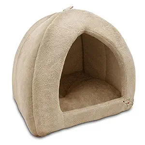 Best Pet Supplies Tent Bed for Pets (Tan)