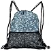 Produktbild RAINNY Drawstring Backpacks Bags,Nature Elegance Featured Twiggy Plants Petals Spring Fashion Design,5 Liter Capacity,Adjustable