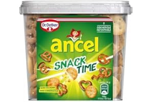 GÉNERIQUE ANCEL SNACK TIME | Mix Bretzels & Crackers 260G | Lot De (2) | livraison offerte