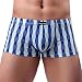 Produktbild Boxershorts Herren Männer Unterhose Unterwäsche Boxer Basic Unterhosen Pants Retroshorts Baumwolle LMMVP (XXL, Blau)