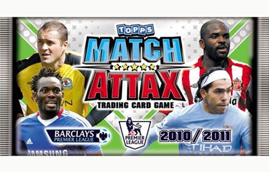 Preisvergleich Produktbild 10 x Single Booster Packs 2010 / 2011 - Match Attax (Englisch)