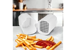 4All Potato Chipper Chip Cutter French Fries Cutter Salad Slicer Vegetable Chopper Onion Dicer Garlic Dicer Food Chpper Manual Kitchen Gadget for Fruits Salad Veg Butter Cheese Slicer
