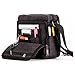 Produktbild MeCool Schultertasche Canvas Umhängetasche Designer Marken Reisetasche Taschen für Männer Schule Retro Weekender Freitag Günstig Messenger Strandtasche Sporttasche Reisetaschen, Schwarz