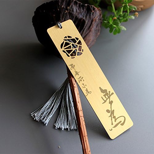 NING234 Chinese style/brass/bookmark/metal/stationery gift/cutout/lettering/birthday gift, 38-39 graphic customization (single-sided)