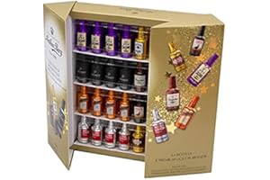 SOOLAR Anthon Berg Chocolate Liqueurs - Famous Liqueur Brands 1kg with a Thank You Sticker - A Selection of 64 Bottle Shaped Dark Chocolate with Genuine Liquid Centres- Valentine and Mother's Day Gift