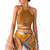 wildleder rock braun knöpfe Material: Wildleder, Polyester