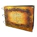 Produktbild XIUJUAN Fotoalbum zum Selbstgestalten Vintage Scrapbook Album Schwarze Seiten Fotobuch Selbst Gestalten Retro Diy Leere Buch zum Einkleben Hochzeit Gästebuch Stammbuch, Muttertagsgeschenk Geburtstagsgeschenk Jahrestag hochzeitstag Geschenk für Frauen Männer Mutter Mädchen, Our Story, Groß Braun