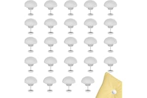 GNHG 24 PCS Enfile Couette,Clips de édredon Clips de Fixation Champignons avec Boutons,CouClips Deette Convient pour Fixer la Housse de édredon du Matelas