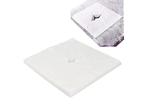 "N/A" 100Pcs Fogli Coprispalle per Massaggio Coprisedili Cuscino Tessuto Non Tessuto Copri Foro Viso Coprisedili Massaggio per Il Viso Pad Salon Spa Cuscino