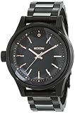 Nixon Damen-Armbanduhr Facet 38 Analog Quarz Edelstahl beschichtet A409957-00