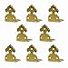 Produktbild rzdeal 5,1 x 1,5 cm Prägung Messing Box Displayschutzfolie Antiken Hardware Schreibtisch Edge Guards rechts Winkel Holz jewelry box Bilderrahmen Zubehör (8 Stück)