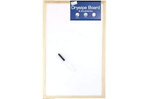 Tallon Just Stationery 600x400mm Pine Frame Dry Wipe Board