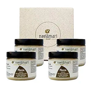 Neelamari Henna Leaf Powder (400 g, 100 g Each)- Pack of 4