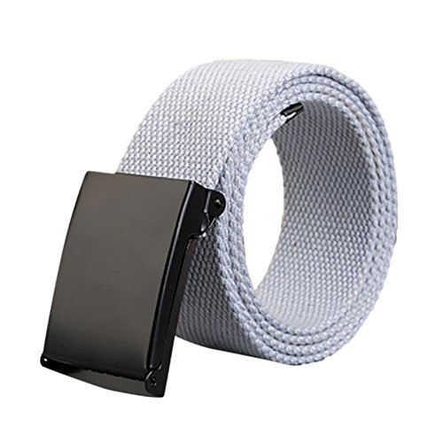 New Fashion 13 Colours Unisex Breathable & Comfortable & Adjustable Automatic Nylon Webbing Belt Buckle Military Fans Tactical Canvas Belt Strap for Men Women