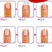 Beauty French Manicure Nail Art Form Fringe Guides Sticker DIY Stencil (Type 2)