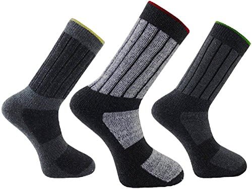 3 Pairs - Mens Big Foot XL Work Boot Socks - Work Socks - Size 11-14