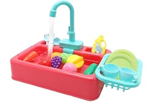 LERPWIGE dish toys kitchen toys playhouse toys role-playing toys sink toys dishwasher running water play toys montessori kitchen sink toys dishwasher running water play toys