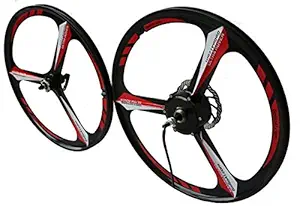 GOGO A1 Ultra Rover 36v 250w 26-Inch High Efficient Magnesium Wheel Hub Motor (Red)