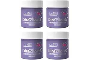 4 x La Riche Directions Semi-Permanent Hair Color Bote de 100 ml (Antique Mauve)