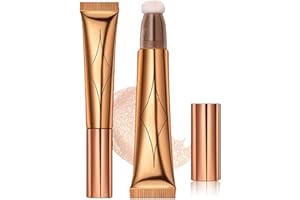 JEMPET Liquid Contour Beauty Wand - Barra de contorno de maquillaje con acabado mate natural suave de larga duración - Resaltador de rubor ligero y sedoso (pearl white)