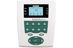 GLOBUS | Magnum 3500 Pro, Magnetoterapia Profesional 4 Canales, 70 Programas 800 Gauss, Tratamiento de Enfermedades Osteoarticulares, Fracturas, Inflamaciones, Recuperación después Cirugía Ortopédica