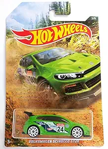 Hot Wheels 2019 Volkswagen Scirocco GT24 Rally Sport Series Green 3/6, Long Card by Mattel