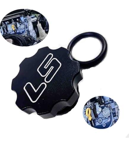 DEWHEL LSX LS1/LS6/LS2/LS2/LS3/LS7 Tapa de válvula negra Billet Tapa de aceite w/-10 una