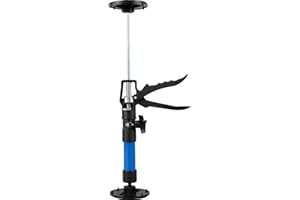 OROMYO Supporto da soffitto regolabile da 32 a 60 cm, supporto di montaggio con una sola mano, portata fino a 45 kg, regolabile in altezza, set di tendicinghi, supporto rapido per decorazione della casa,