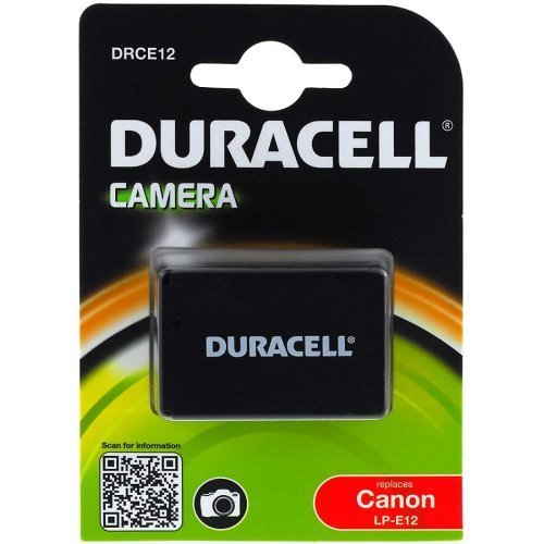 Batterie Duracell pour Canon type LP-E12