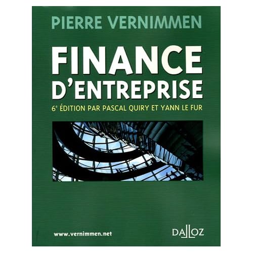 Finance d'entreprise Finance d'entreprise