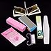JACKY 21 in 1 Professional Acrylic Glitter Powder French Nail Art Deco Tips Set Kit