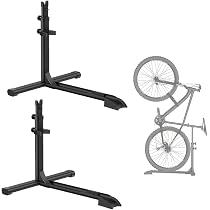 Cavalletto Per Bici ASOUNY Cavalletto Bici MTB Per 24 26 27.5 29 - Universale Cavalletto Per Fat Bicicletta Elettrica Mountain Bike, Rinforzato Cavalletto Laterale Per Cavalletto Bici Da Corsa - 2