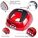MelodySusie® 48W LED Nail Dryer - Nail Lamp Quick Curing LED Gel Nail Polish Professionally and Quickly as Manicure Beauty Salon - With Timer Setting 5s/20s/30s (Chic Red)