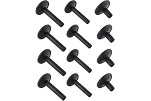 Gorise 12Pcs Cymbal Sleeves Drum Sleeves, 8mm Flanged Cymbal Drum Set Parts Black Attachment for Percussion