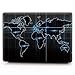 Price comparison product image L-MEIQUN,Computer Shell Laptop Case Keyboard Film For MacBook Air 11.6 Inch 3D Technology World Map(color:BLACK)