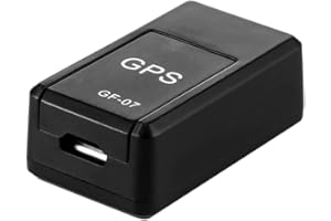 Fsskgx Mini Tracker, LBS Realtime GPRS Concealed Magnetic Tracking Device with Sound Monitoring for Cars Kids Seniors Valuables