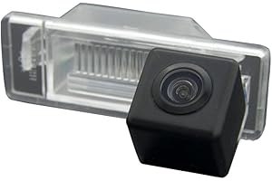 Navinio CCD Cámara Sistema de Visión Trasera Coche Cámara de Marcha Atrás con Función de Visión Nocturna Auto Peugeot 307 307CC Citroen Quatre Triomphe C4 C5 Qashqai X-Trail