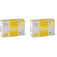 Little Soap Company Naturals Range - Bar Soap | Vegan, Cruelty Free, No SLS or Parabens, Refreshing Cleansing Soap bar, Natural Eco Friendly Body & Hand Soap, 100g (Lemon Zest) (Pack of 2)