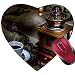 Produktbild Mousepad Herzform Maus Pads Kaffee Mühle mit Beans Cup und Jute Still Life