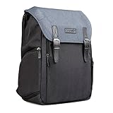 Inateck zweischichtiger Kamera-Rucksack mit Laptop-Fach, Reiserucksack 15' MacBook Pro/14' Laptop, Zubehörfächer, Regenschutz, Fach für DSLR-Kamera Objektive größenverstellbar (CB2001)