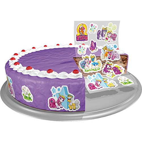 Preisvergleich Produktbild Filly Zuckersticker 10 Stück, essbar, Tortendeko
