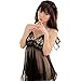 Produktbild Ariel-gxr Sexy Negligee Spitze Reizwäsche Damen Dessous Set Zurück Split Transparente Babydoll Erotik Reizwäsche mit G-String