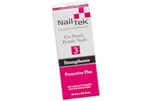 Nail Tek Strengthener 3 Protection Plus - Endurecedor De Uñas 15 ml Protector de Uñas |Para Uñas Duras y Frágiles o Uñas con Estrías| Fortalecedor de Uñas